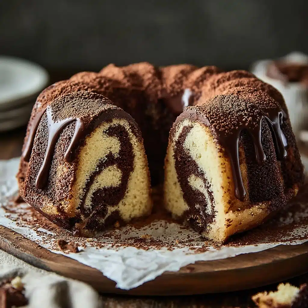 Marble Cake Perfection: Easy Swirled Delight Recipe - Recipe Image