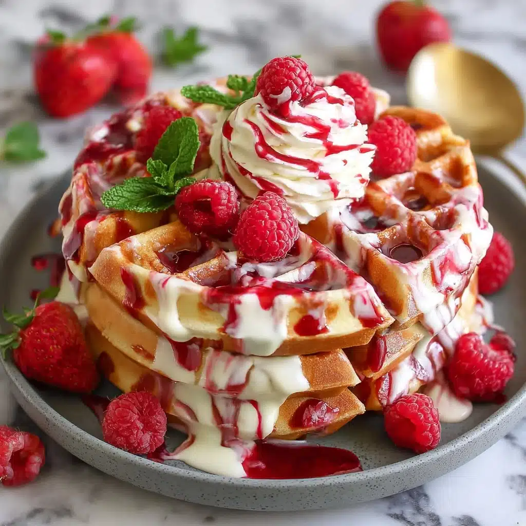 Red Velvet Marble Waffles: A Delightful Recipe