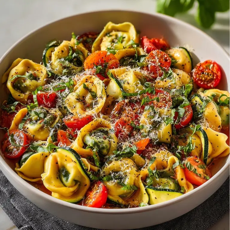 Cheese Tortellini Summer Veggies: A Delicious & Easy Recipe