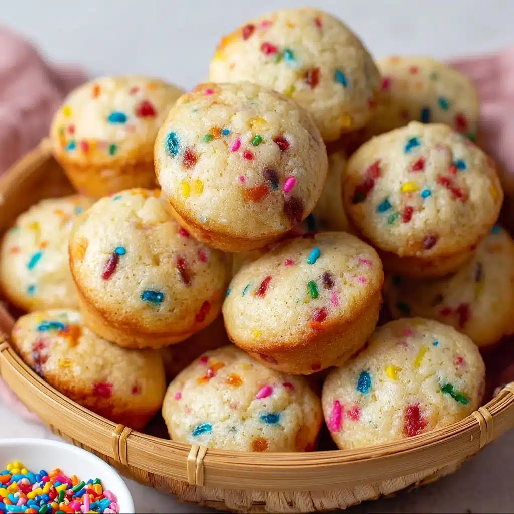 Mini Funfetti Yogurt Muffins Recipe - Recipe Image