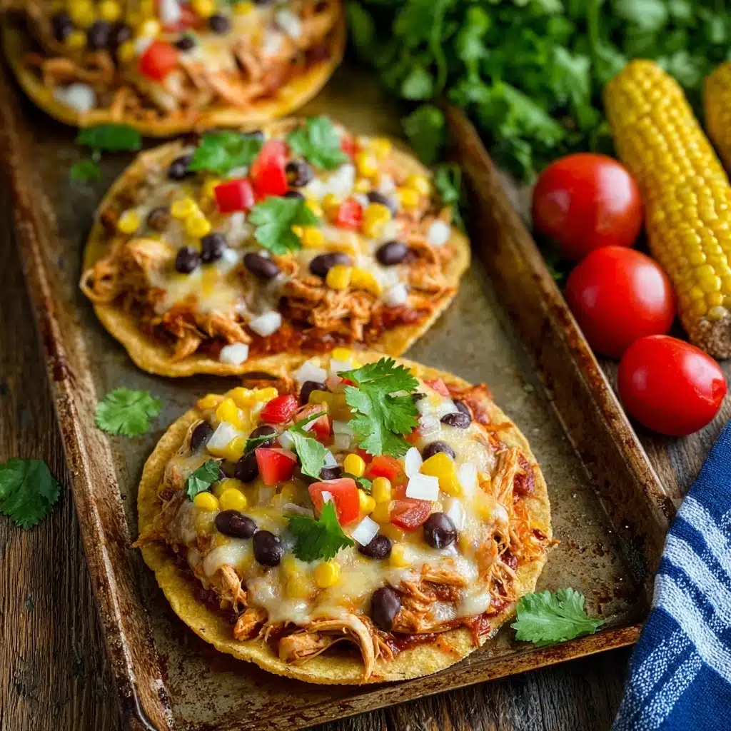 Mexican Rotisserie Chicken Tostadas Recipe - Recipe Image