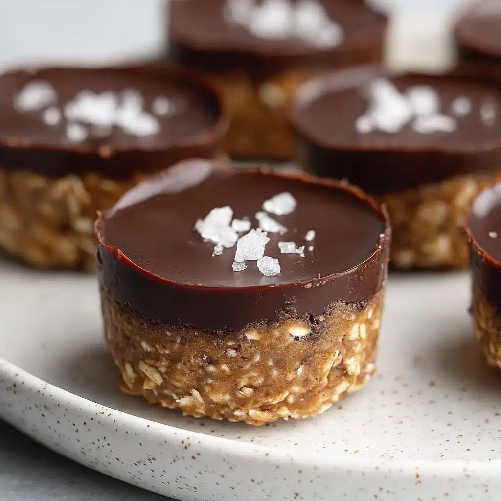Easy No Bake Peanut Butter Oat Cups Recipe - Recipe Image
