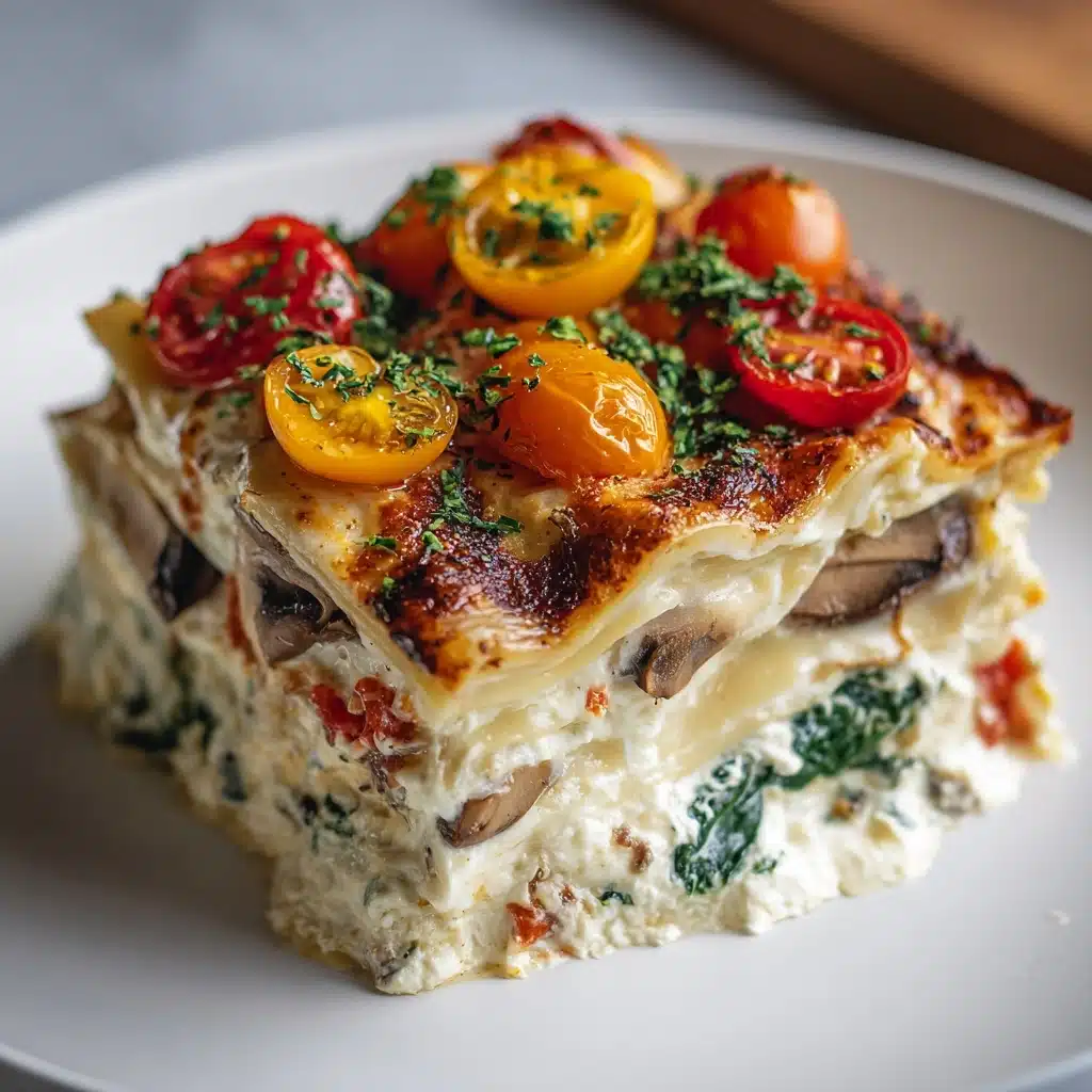 Loaded Veggie White Lasagna Recipe