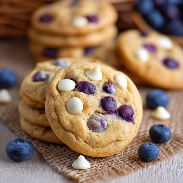 Blueberry White Chocolate Chip Cookies - Alrightwithme Recipe