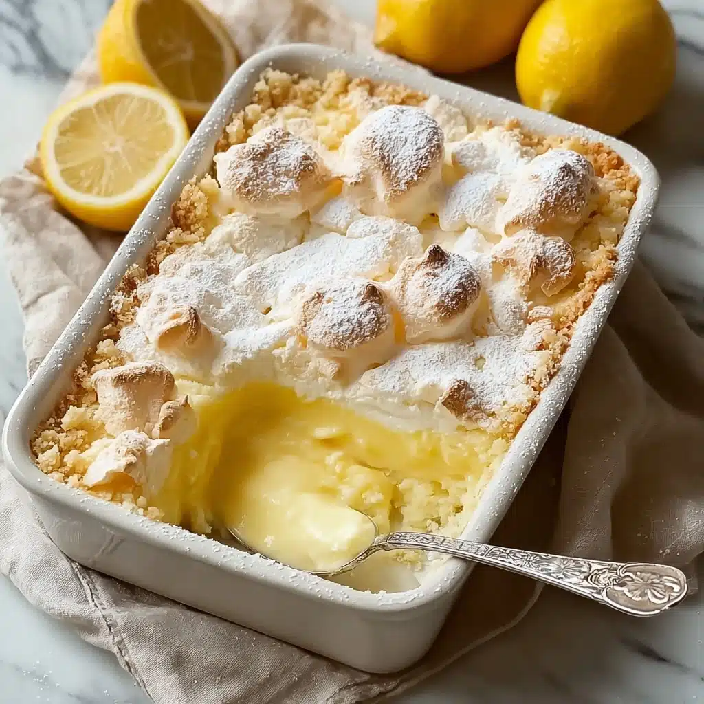 Lemon Cream Cheese Dump Cake Recipe - Recipe Image