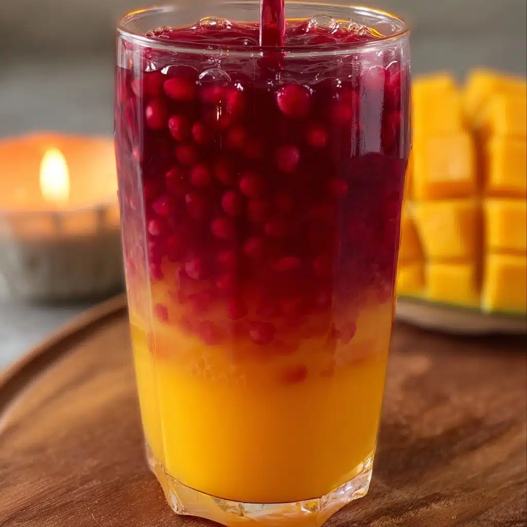 Mango Hibiscus Iced Tea Recipe - Recipe Image