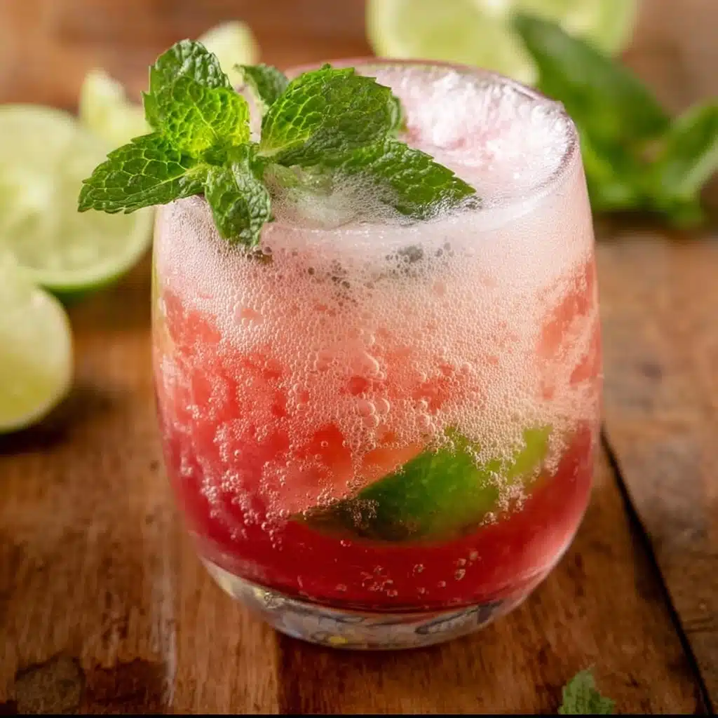 Watermelon Lime Mint Mocktails Recipe - Recipe Image