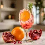 Orange Pomegranate Mocktail Recipe