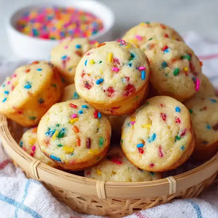 Mini Funfetti Yogurt Muffins Recipe