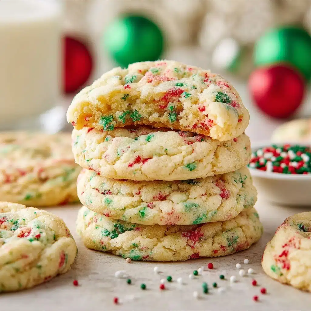 Christmas Gooey Butter Cookies Recipe - Recipe Image