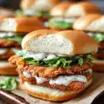 Crispy Chicken Sandwich with Garlic Mayo Recipe