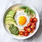 Eggs Pasta Bowls Recipe