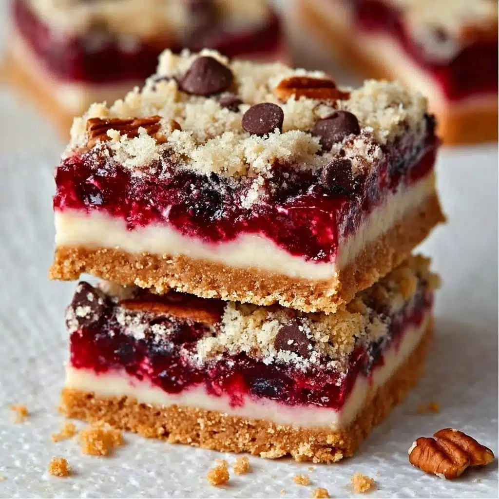 Raspberry Coconut Magic Bars Recipe - Recipe Image