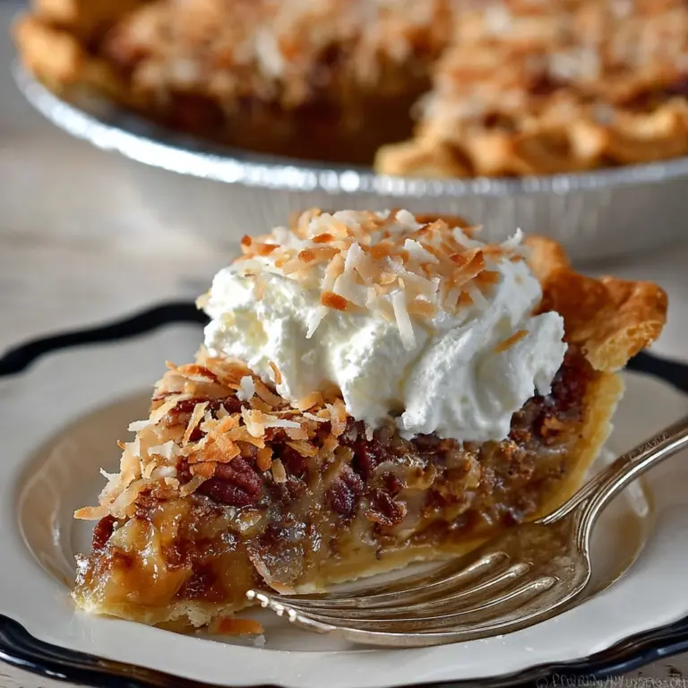 Cream of Coconut Pecan Pie Recipe