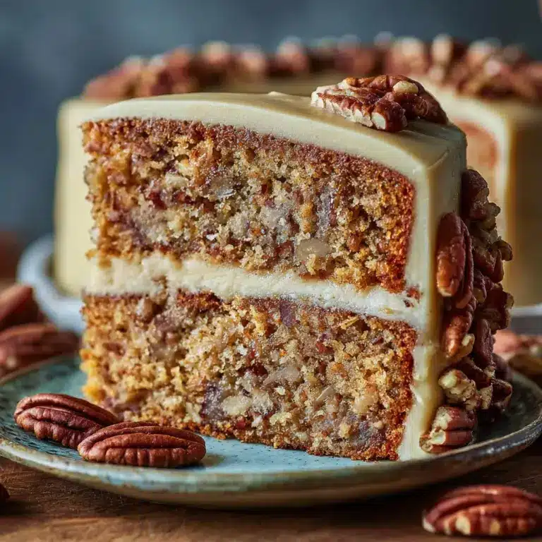 Butter Pecan Cake Layers Recipe