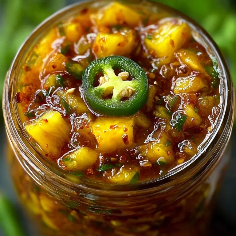Spicy Pineapple Jalapeño Chutney: Perfect for Your Dishes Recipe