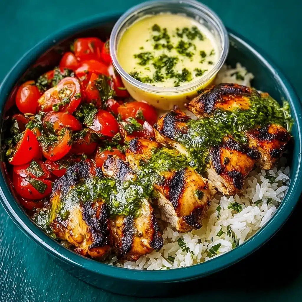 Chimichurri Grilled Chicken Bowl with Recipe - Recipe Image