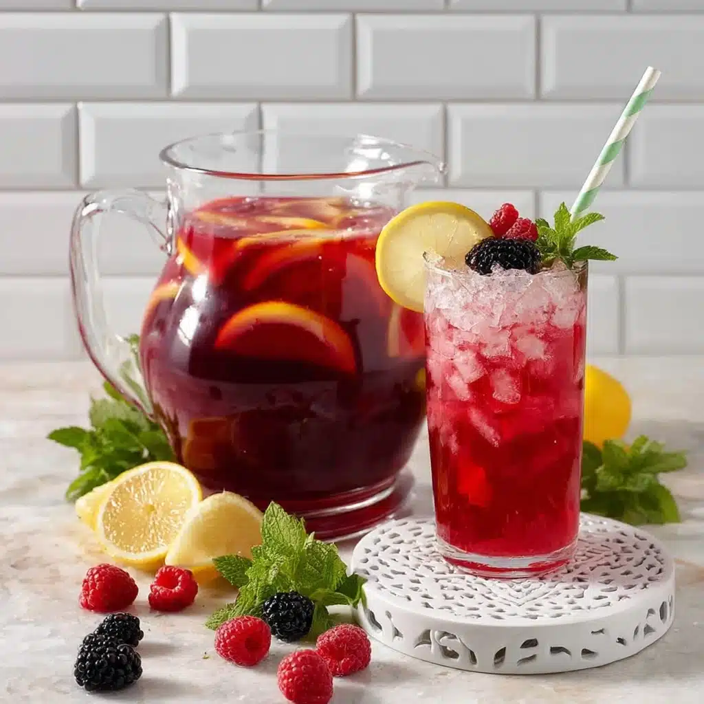 Triple Berry Lemonade Recipe - Recipe Image