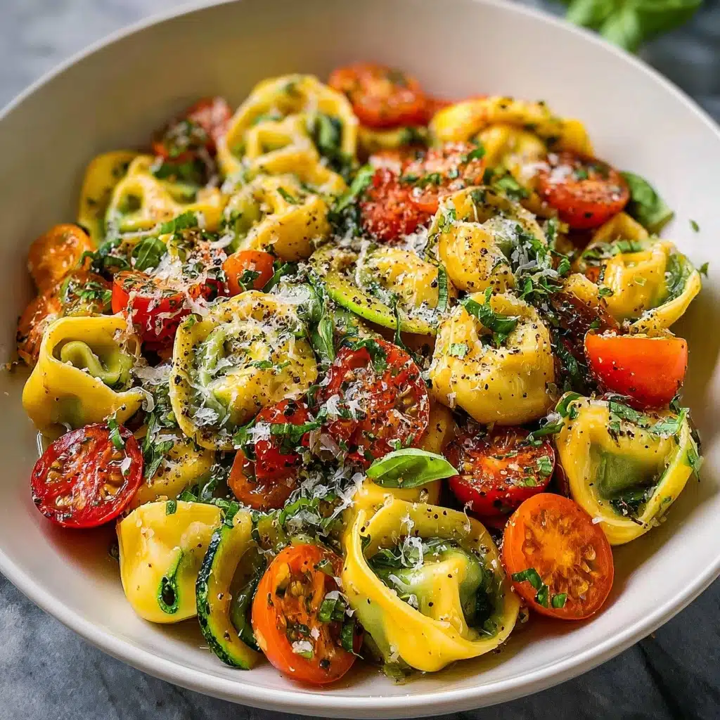Cheese Tortellini Summer Veggies: A Delicious & Easy Recipe - Recipe Image
