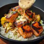 Sriracha Honey Salmon Bowls Recipe