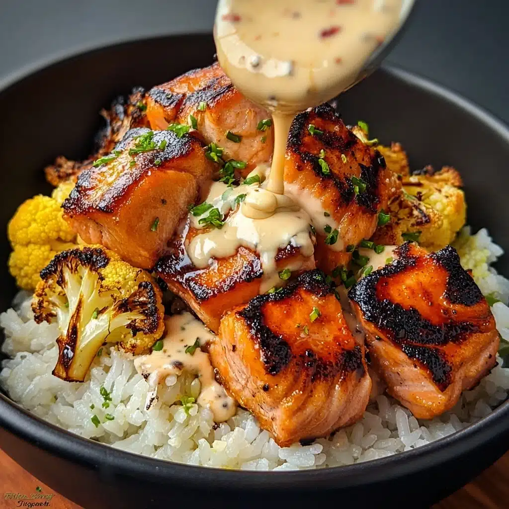 Sriracha Honey Salmon Bowls Recipe