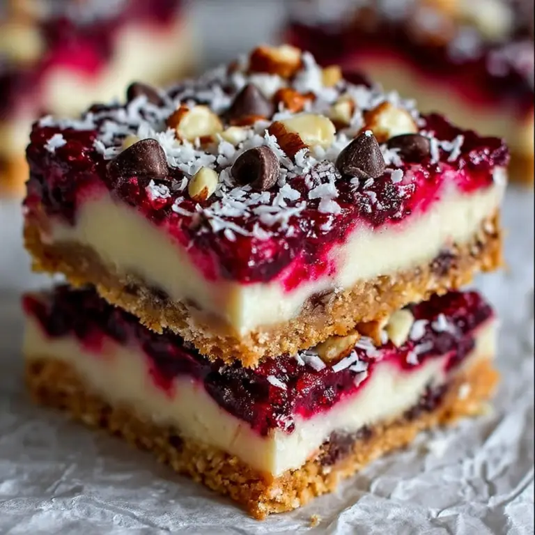Raspberry Coconut Magic Bars Recipe