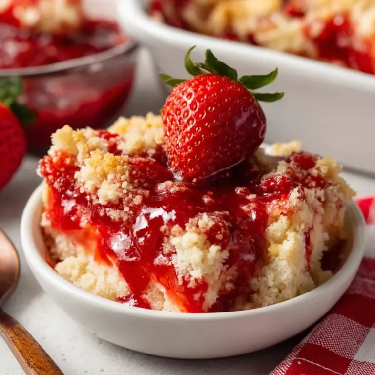 Strawberry Cheesecake Dump Cake Recipe