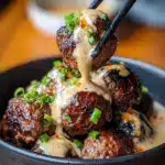 Korean BBQ Meatballs with Spicy Mayo Dip Recipe