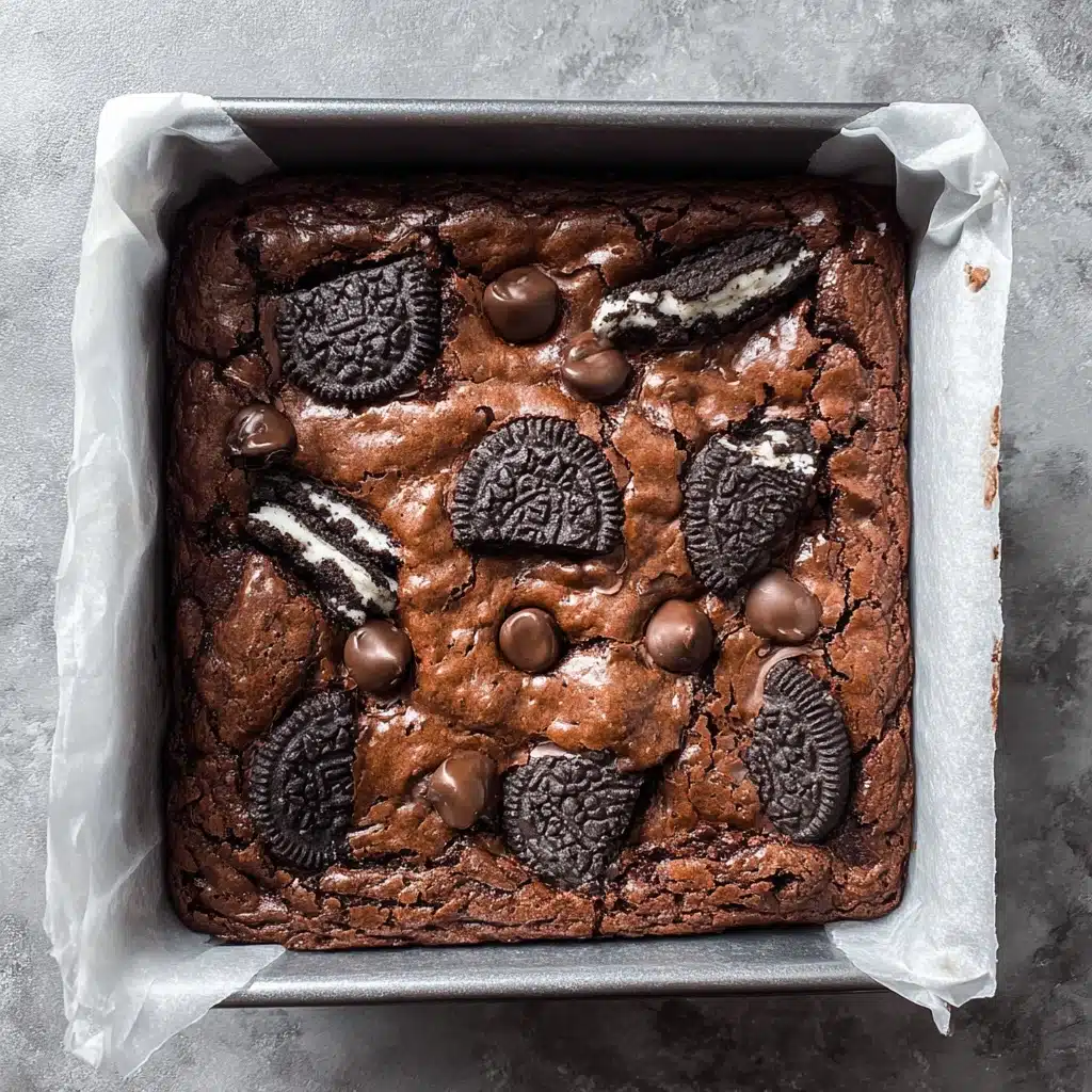 Easy Fudgy Oreo Brownie Recipe