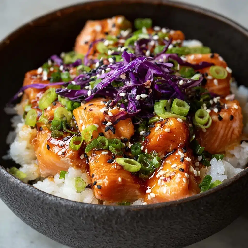 Crispy Salmon and Rice Bowl Recipe - Recipe Image