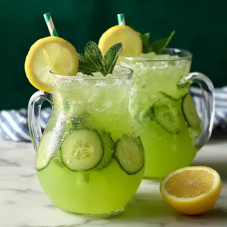 Refreshing Cucumber Lemonade Recipe