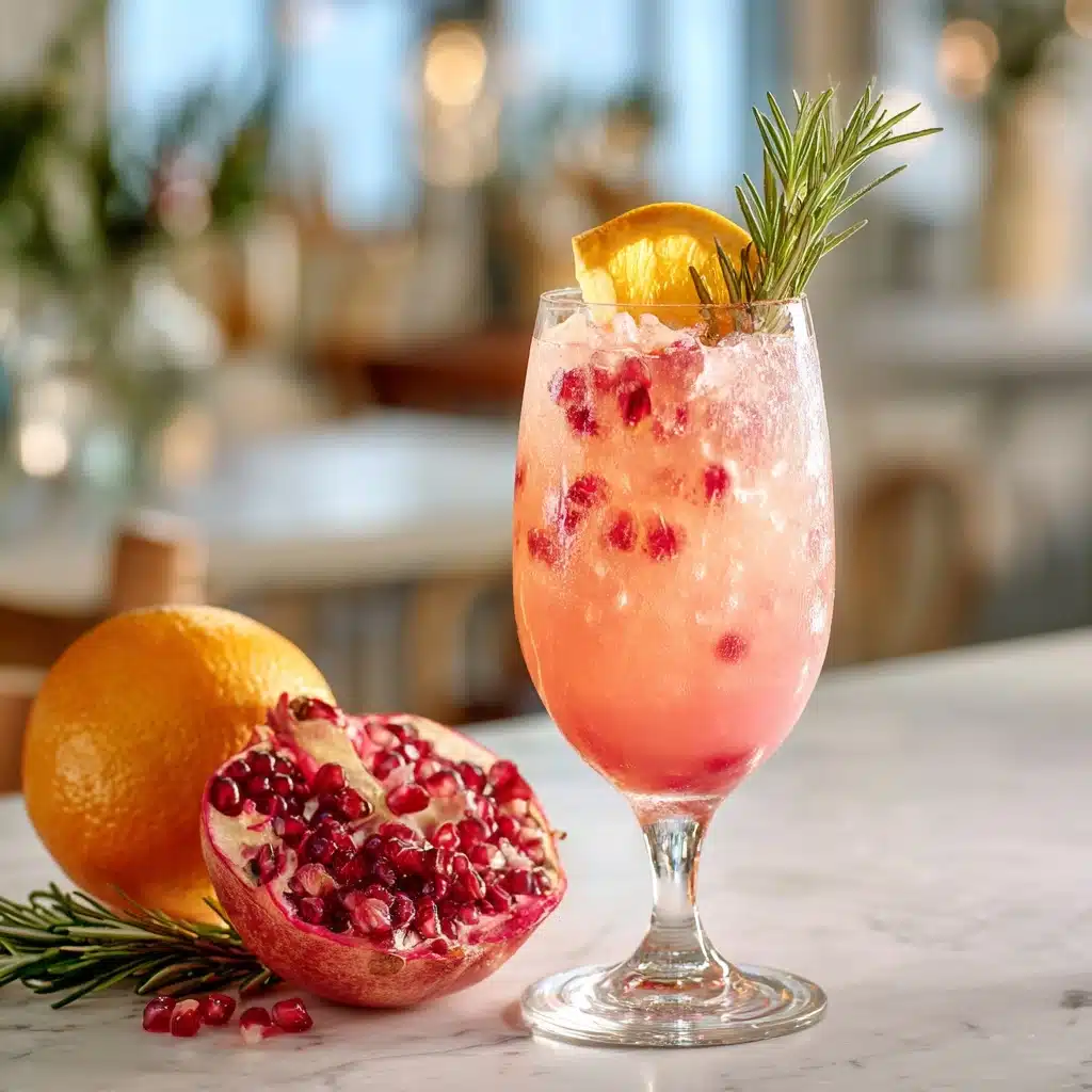 Orange Pomegranate Mocktail Recipe - Recipe Image