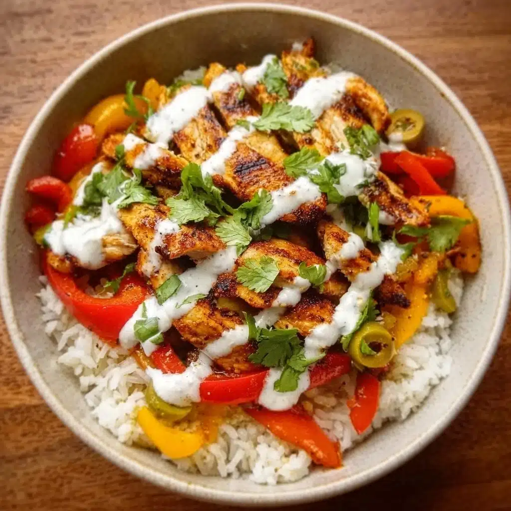 Chicken Fajita Rice Bowls Recipe
