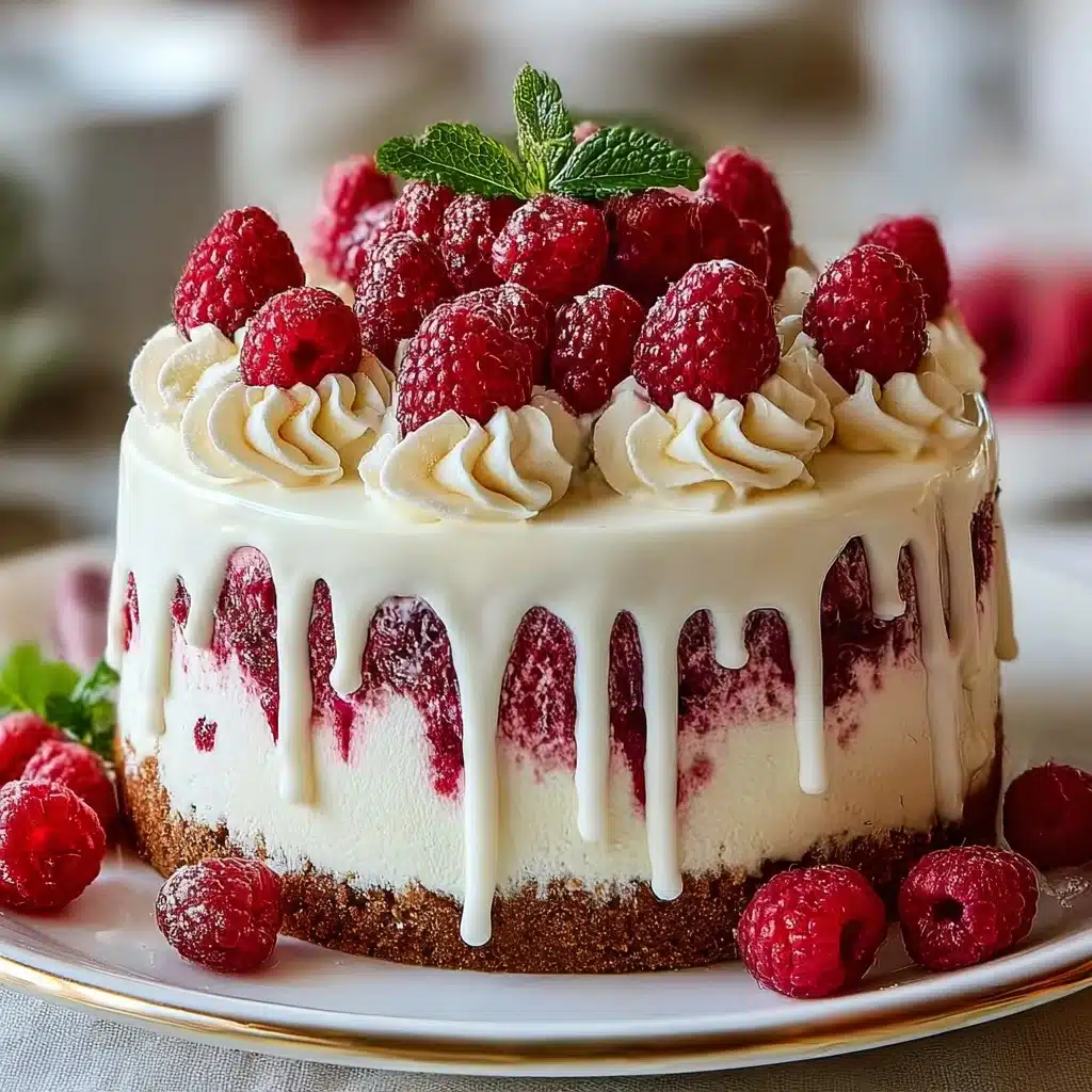 White Chocolate Raspberry Dream Cake : A Heavenly Dessert Recipe - Recipe Image