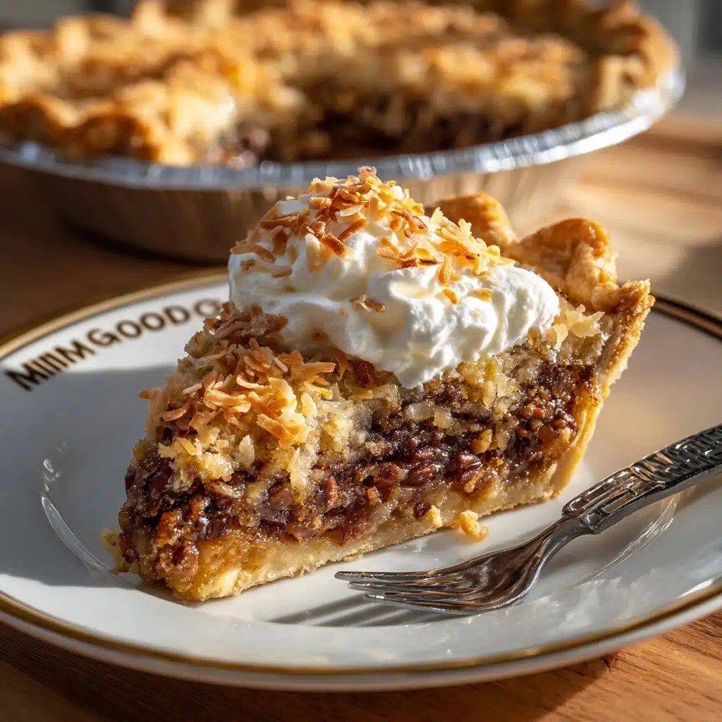 Cream of Coconut Pecan Pie Recipe - Recipe Image