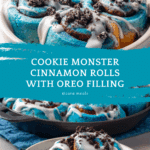 Cookie Monster Cinnamon Rolls Recipe