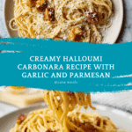 Halloumi carbonara Recipe