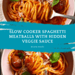 Slow Cooker Spaghetti Meatballs with Hidden Veg Sauce Recipe