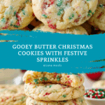 Christmas Gooey Butter Cookies Recipe
