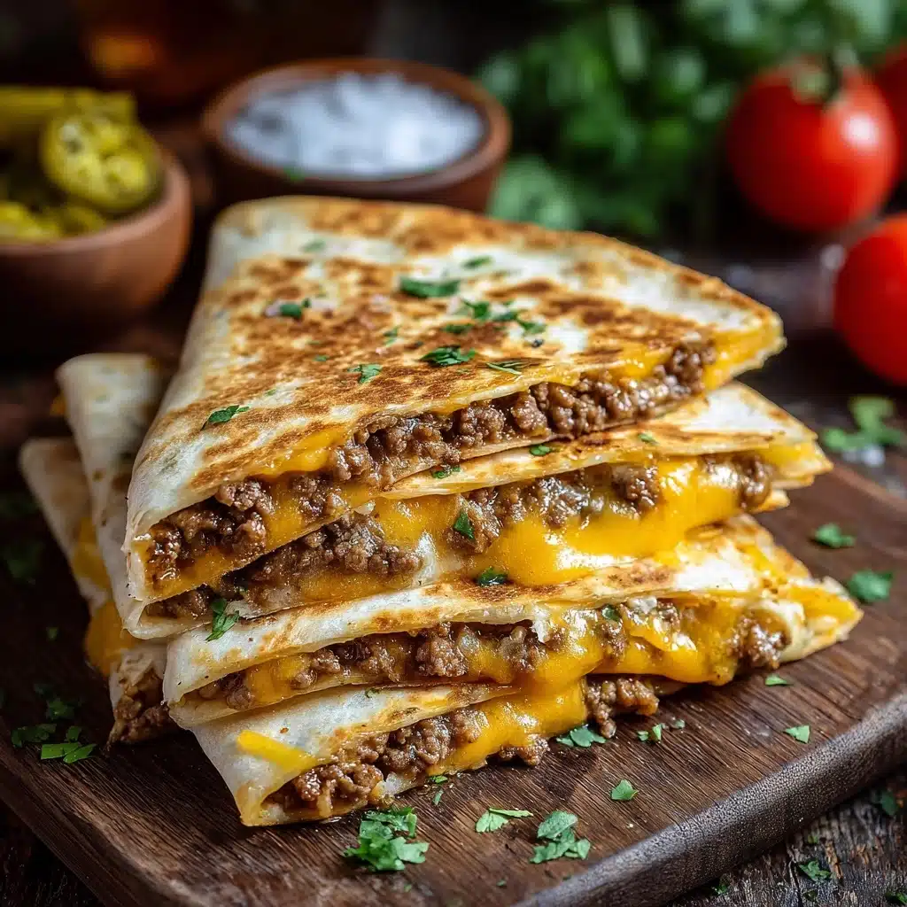 Smashburger Quesadillas Recipe - Recipe Image
