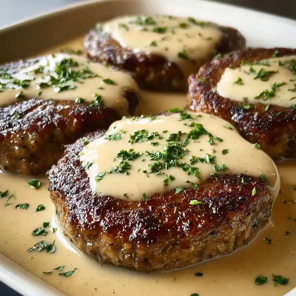 Amish Hamburger Steak Bake Recipe - Recipe Image