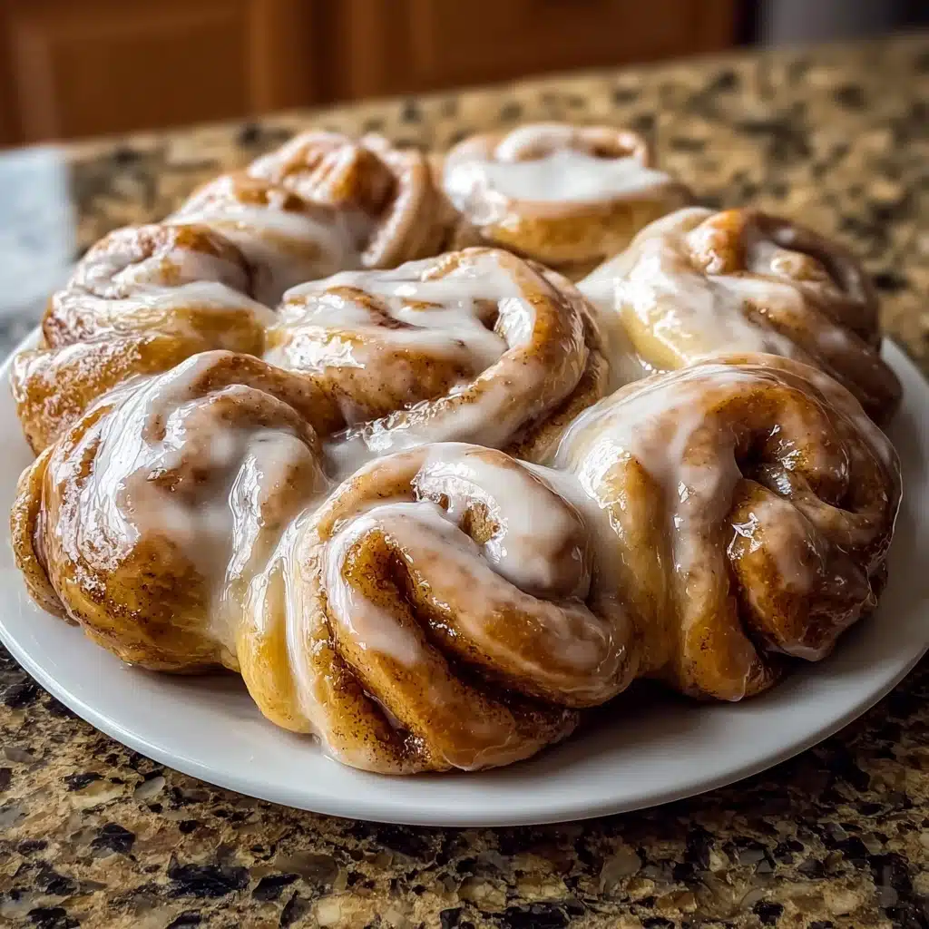 Cinnamon Knots with Coffee Icing Recipe - Recipe Image