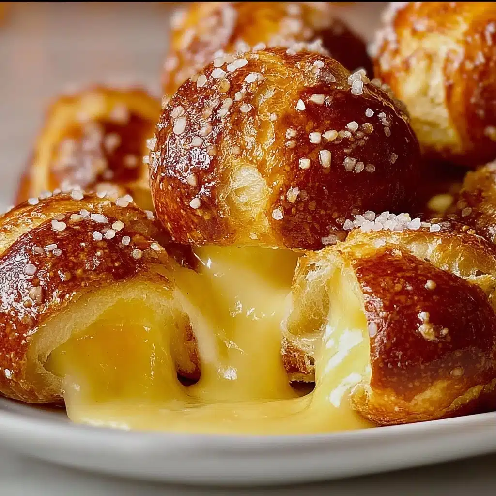 Warm Gooey Cheesy Pretzel Bites Recipe - Recipe Image