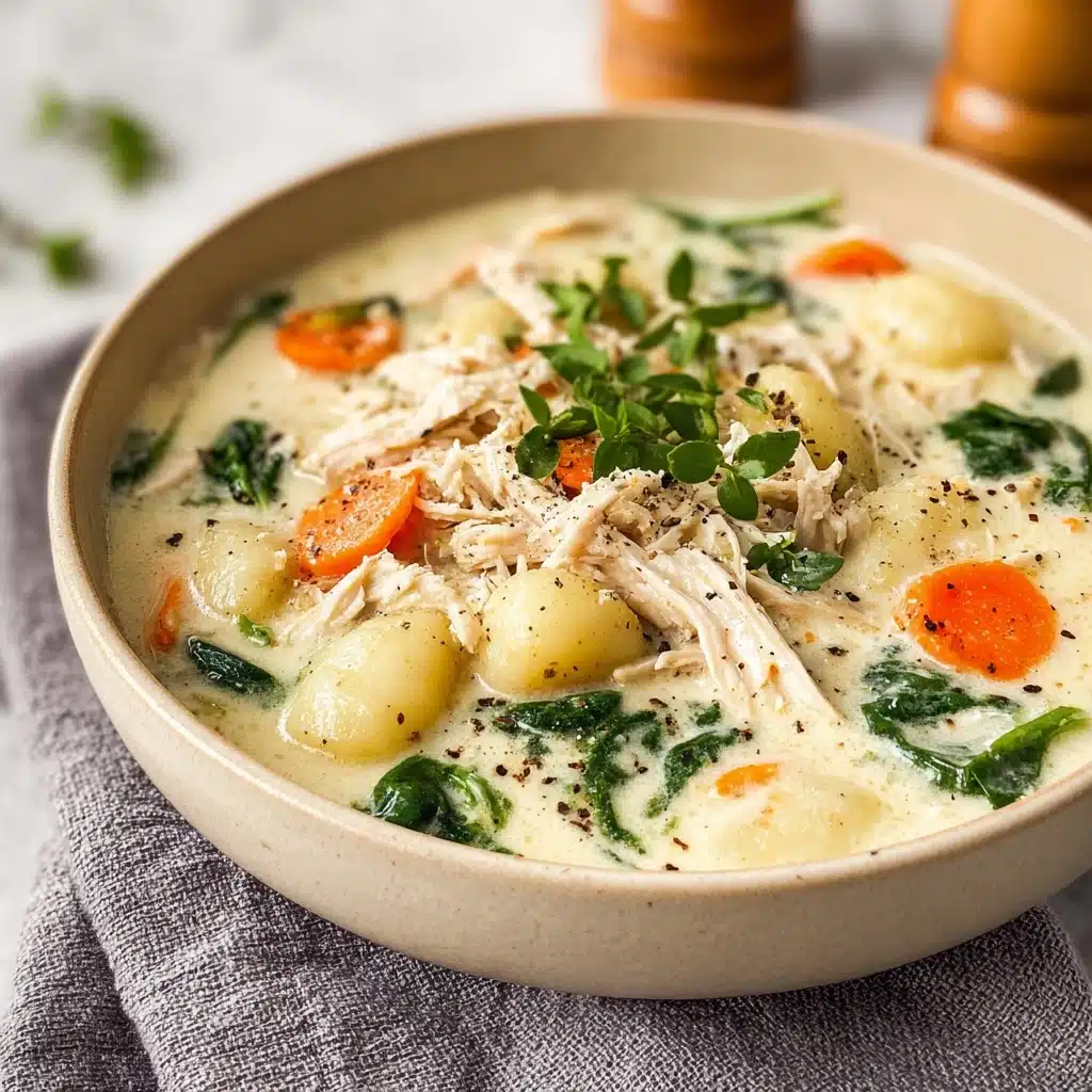 Tasty Rotisserie Chicken Gnocchi Soup Recipe - Recipe Image