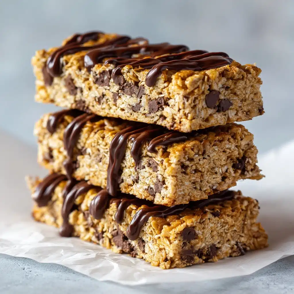 Easy Banana Peanut Butter Oatmeal Bars Recipe - Recipe Image