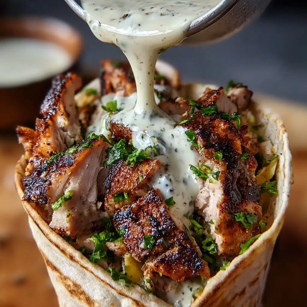 Chicken Shawarma with Garlic Sauce Recipe - Recipe Image