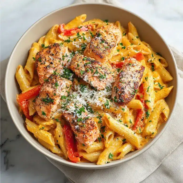 Cajun Salmon Pasta Recipe