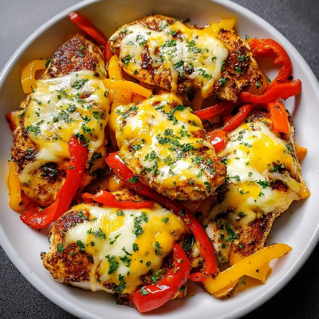 Cajun Chicken with Bell Peppers Recipe - Recipe Image