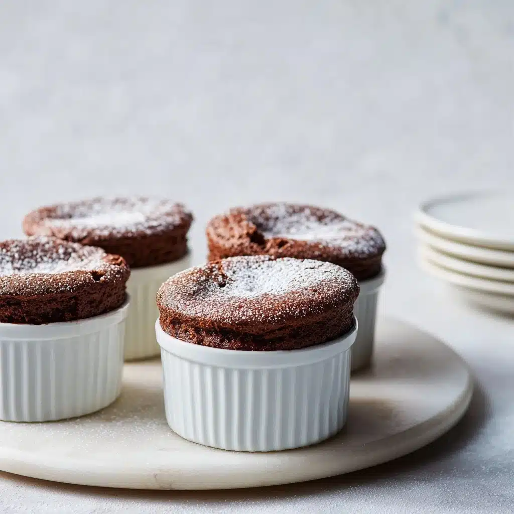 Chocolate Soufflé {low-fat} Recipe - Recipe Image
