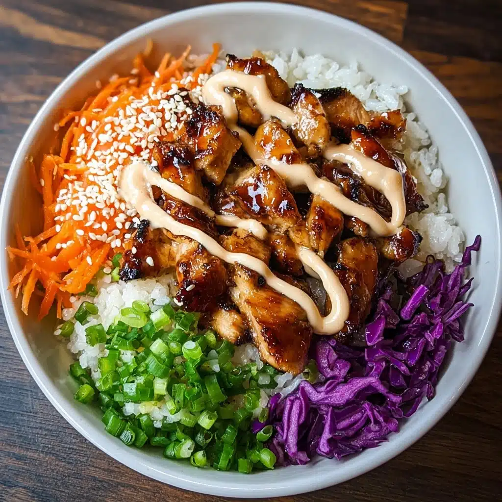 Korean BBQ Chicken Bowls with Gochujang Cream Sauce Awaits! Recipe - Recipe Image